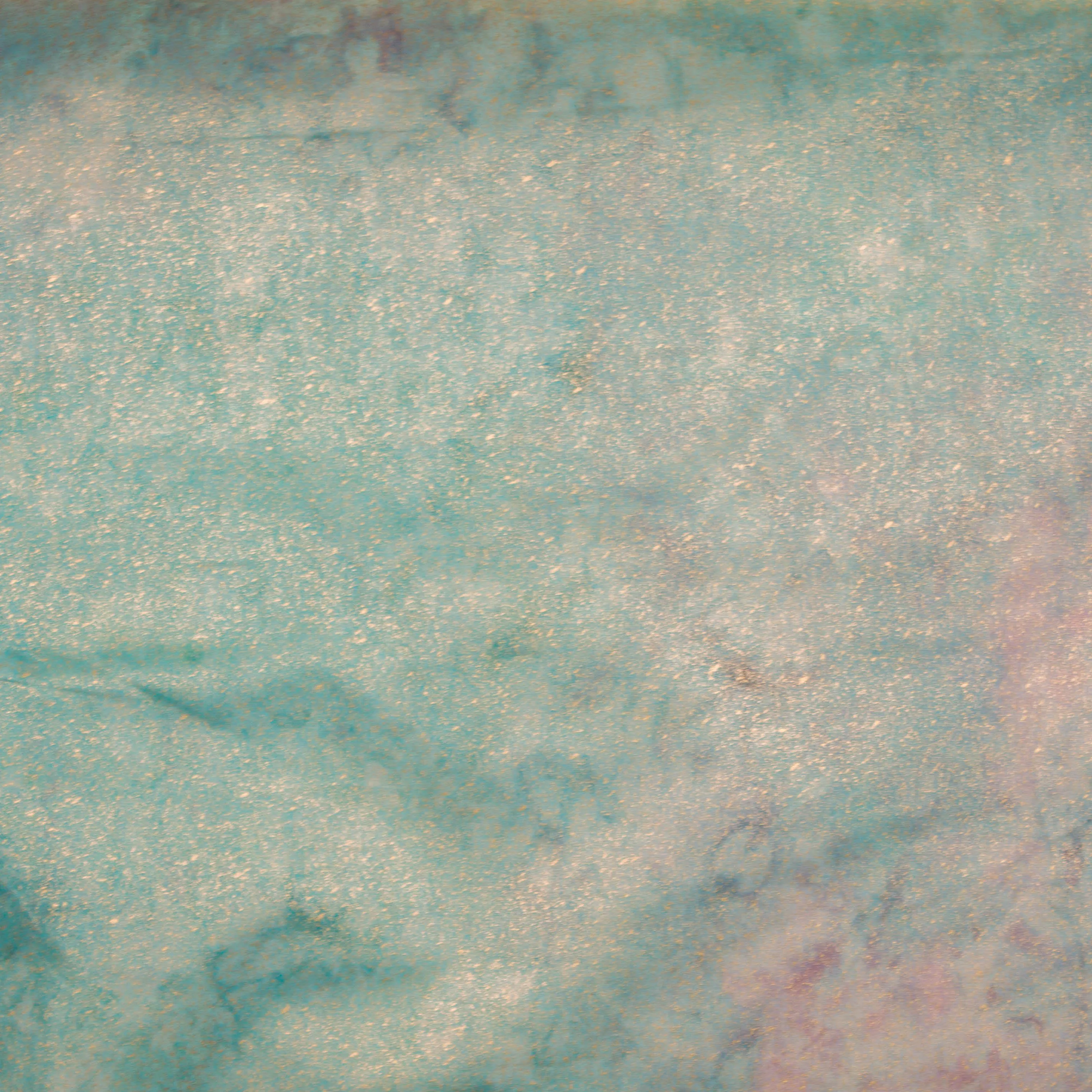 Katoen blauw roos met gouden glitters